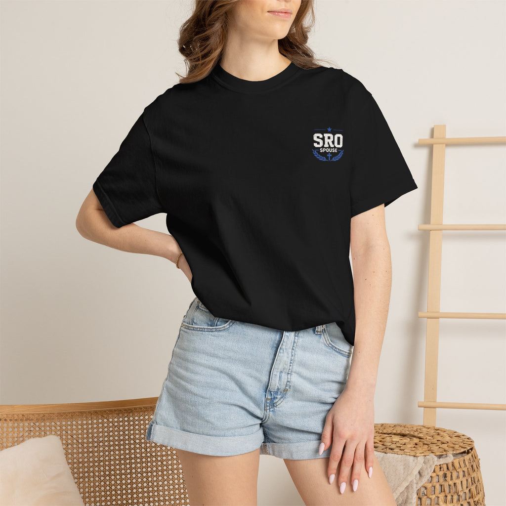 SPOUSE School Resource Officer Tribute T-Shirt — "Mentor etc"