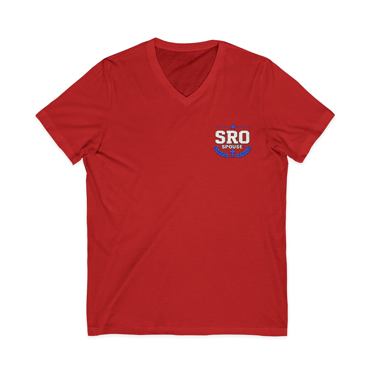 SPOUSE SRO V-Neck Tee — "Called to Protect"