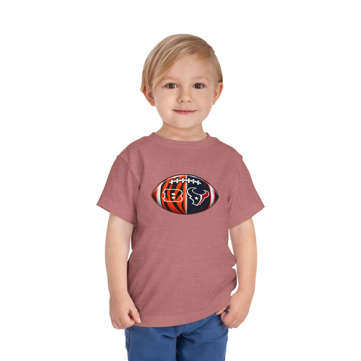Toddler Split Team Football Tee