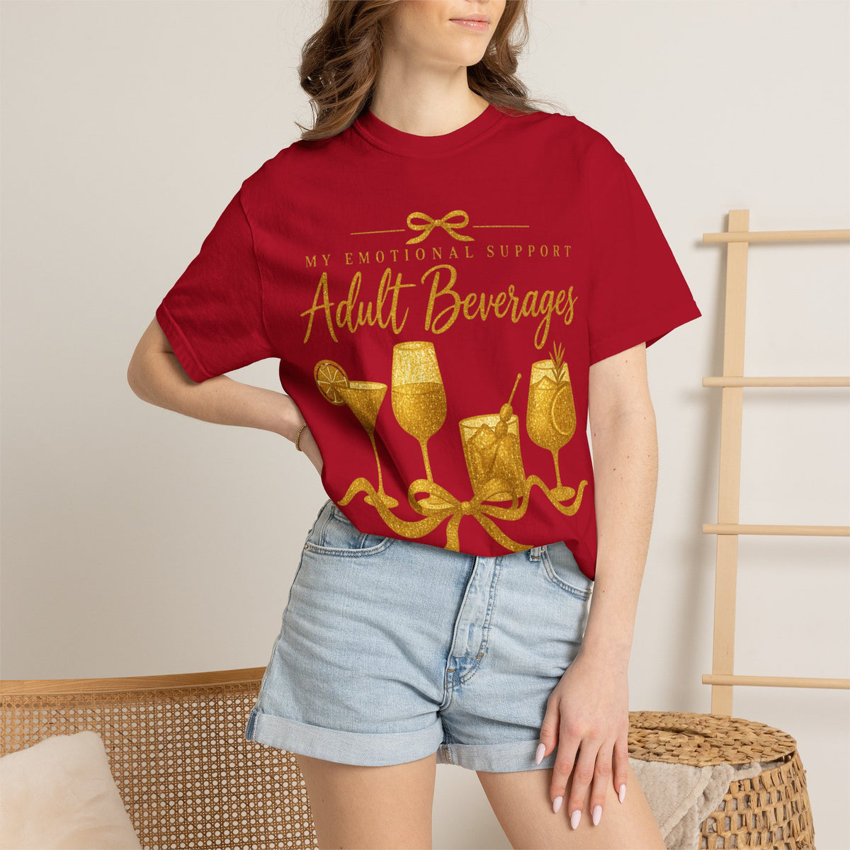 My Emotional Support Drinks Graphic Tee