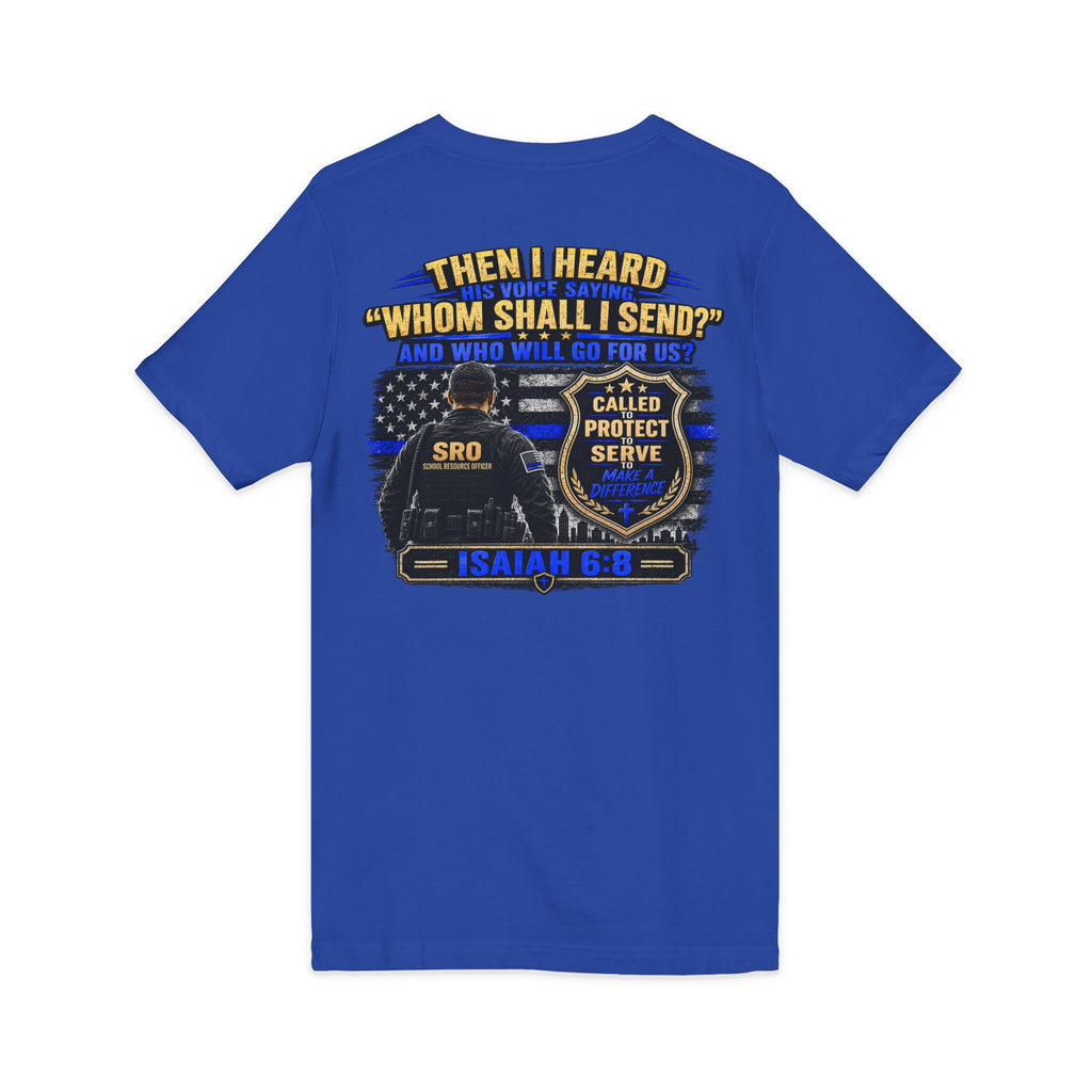 SPOUSE SRO V-Neck Tee — "Called to Protect"