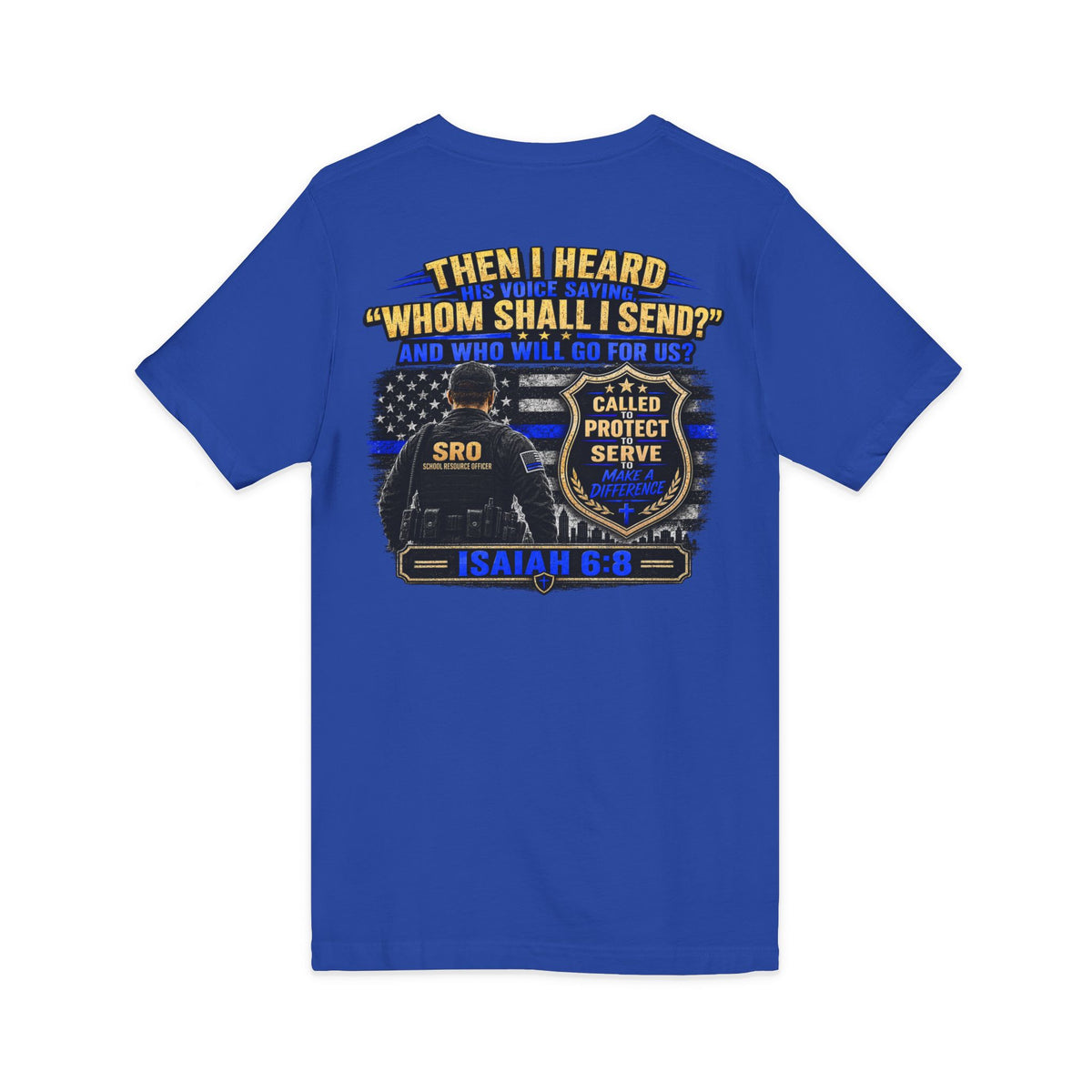 SPOUSE SRO V-Neck Tee — "Called to Protect"
