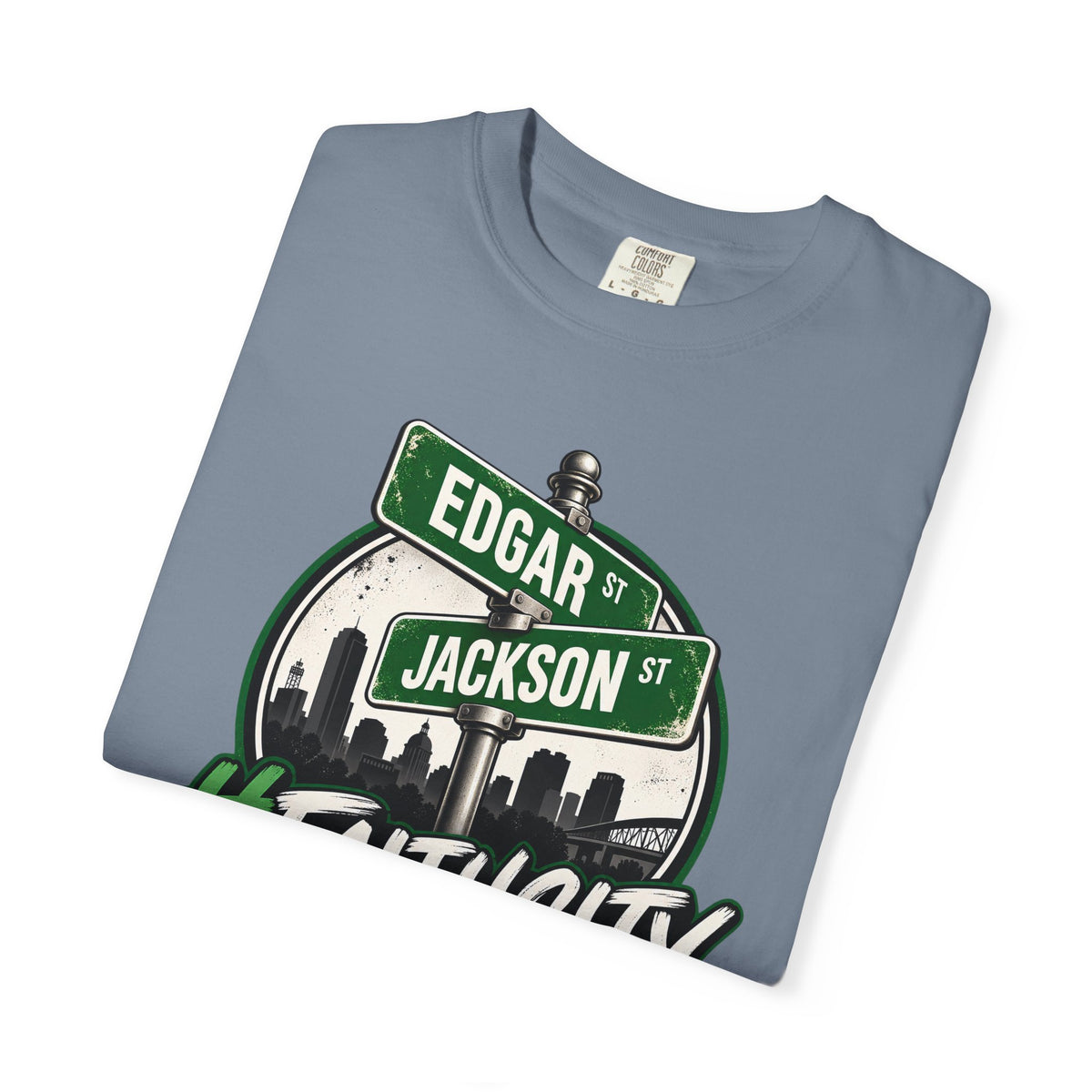 FaithCity Edgar Jackson Street Sign Skyline Tee