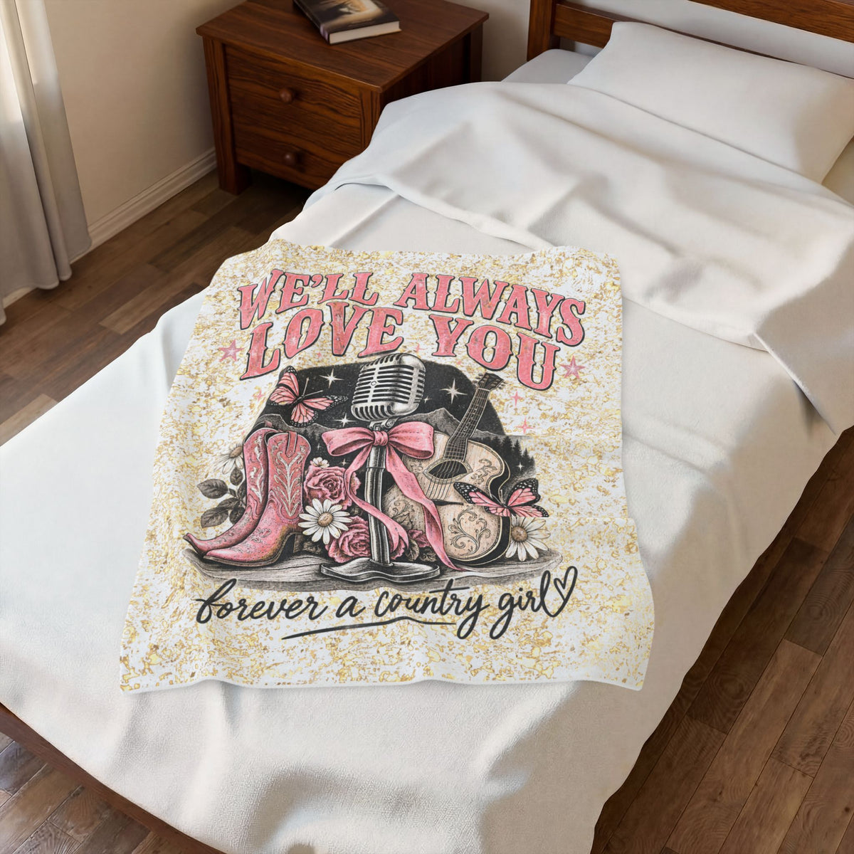 Well Always Love You Fleece Throw