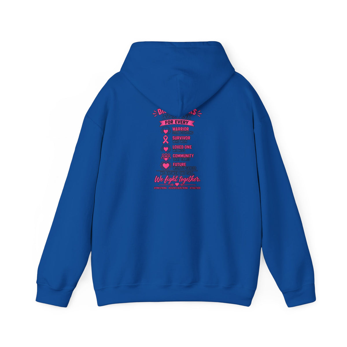 Breast Cancer Support 911 Dispatcher Hoodie