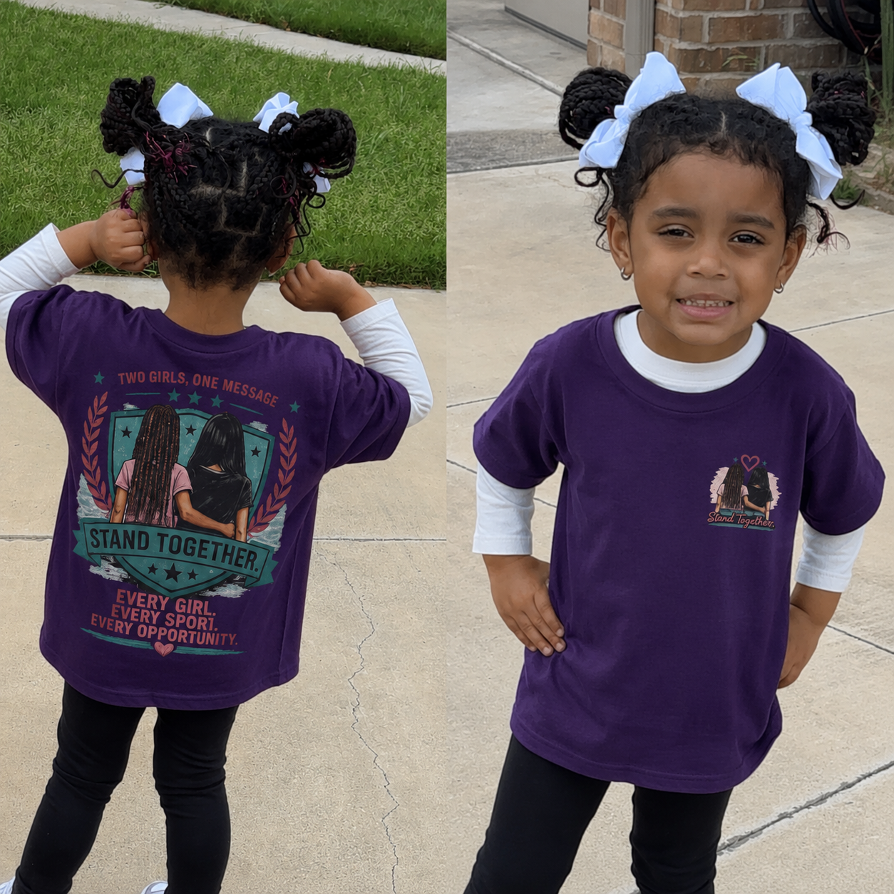 Stand Together™ Toddler Graphic Tee | Every Girl. Every Sport. Every Opportunity.