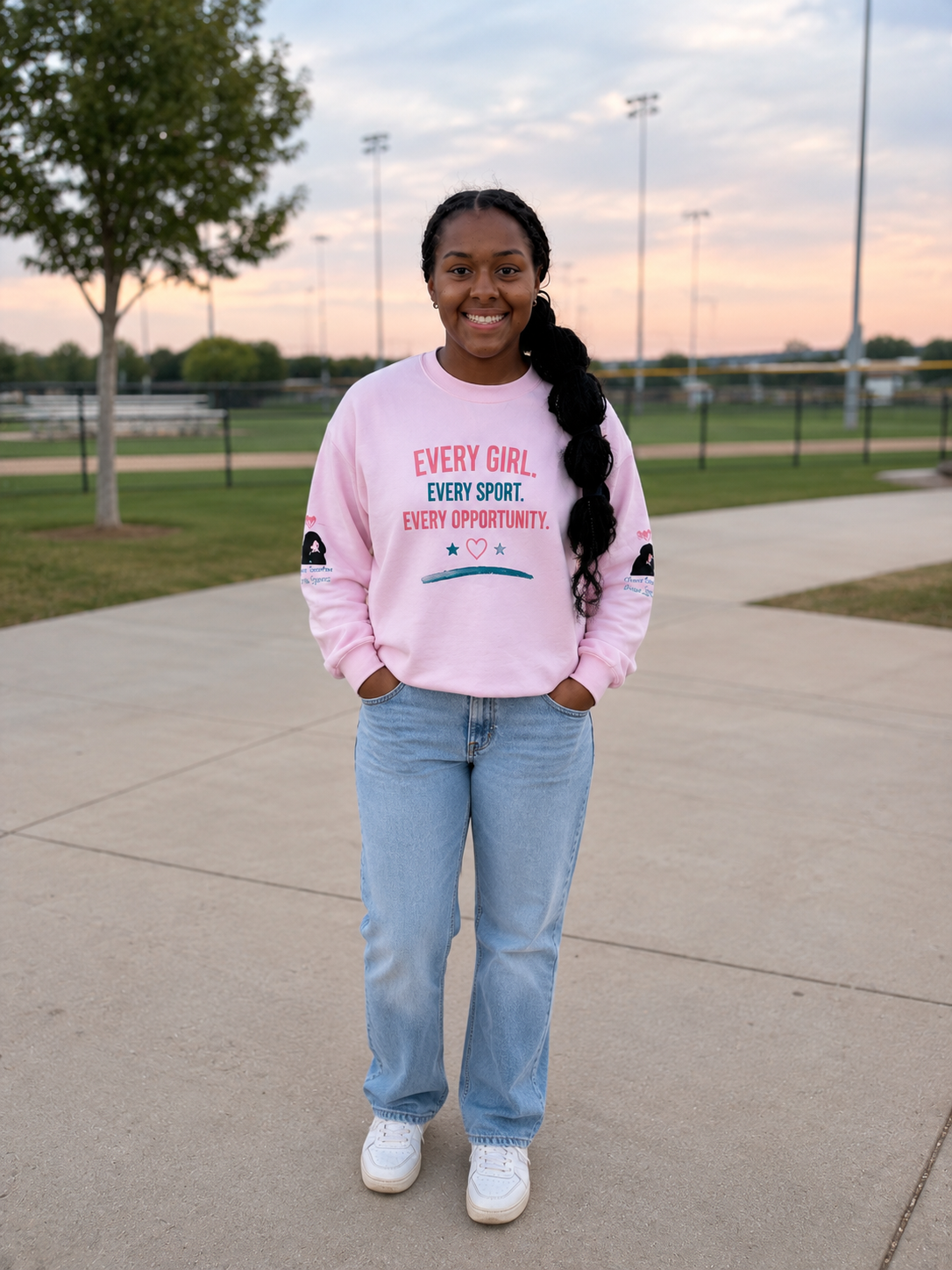 Stand Together™ Unisex Crewneck Sweatshirt | Every Girl. Every Sport. Every Opportunity.