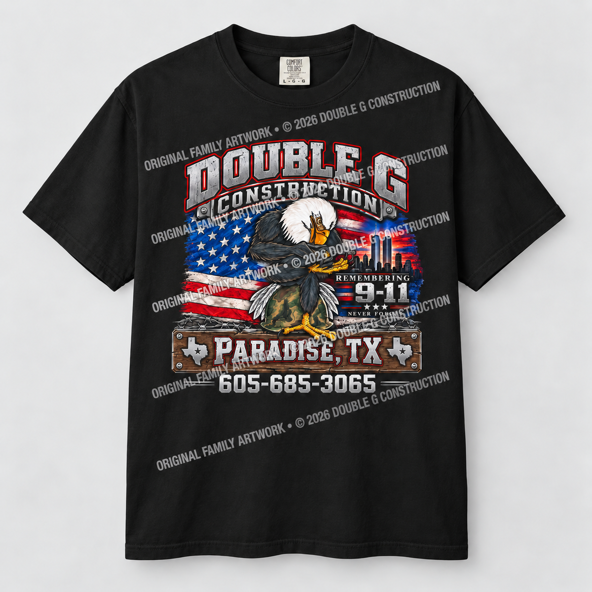 Double G Construction 911 T-Shirt Tribute