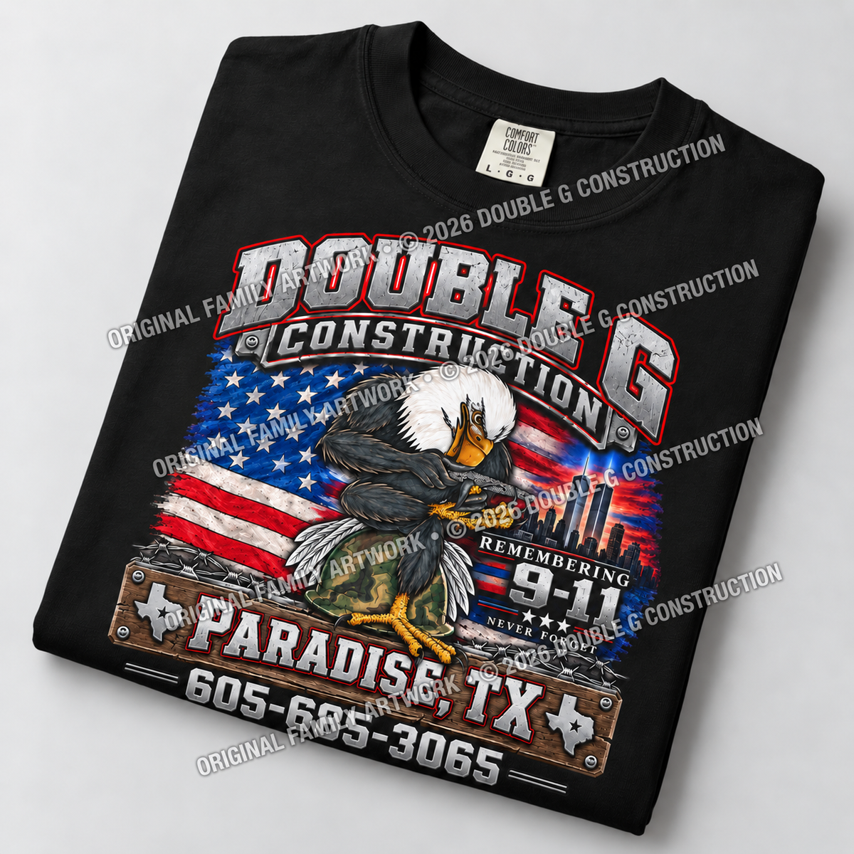 Double G Construction 911 T-Shirt Tribute