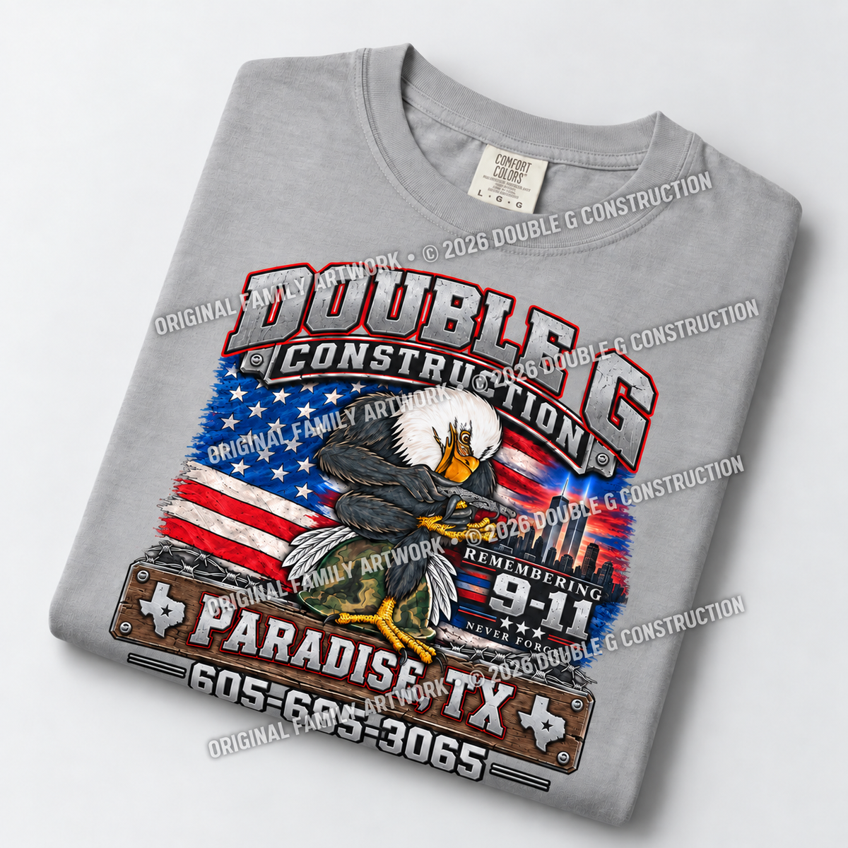 Double G Construction 911 T-Shirt Tribute