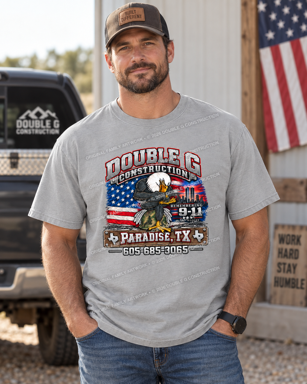 Double G Construction 911 T-Shirt Tribute