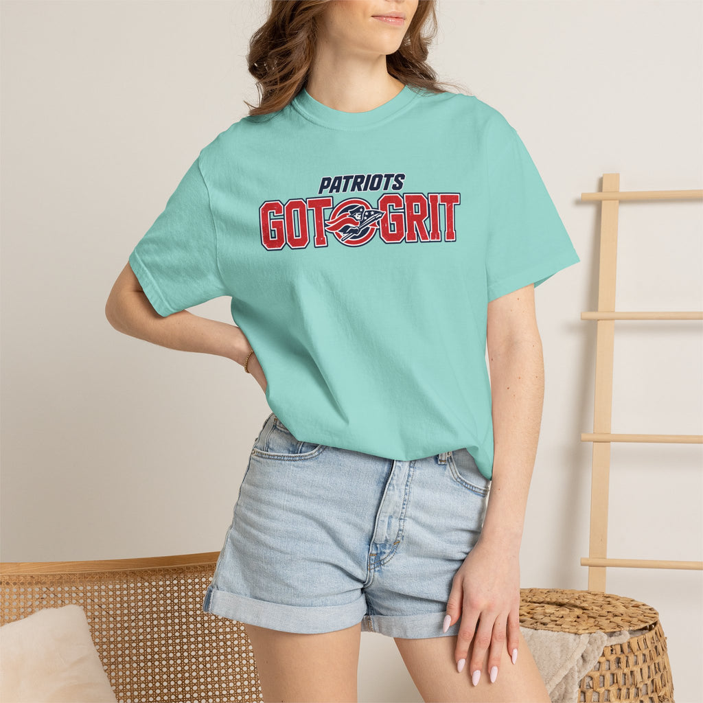 Patriots Got Grit TShirt Grit Acronym Back Graphic