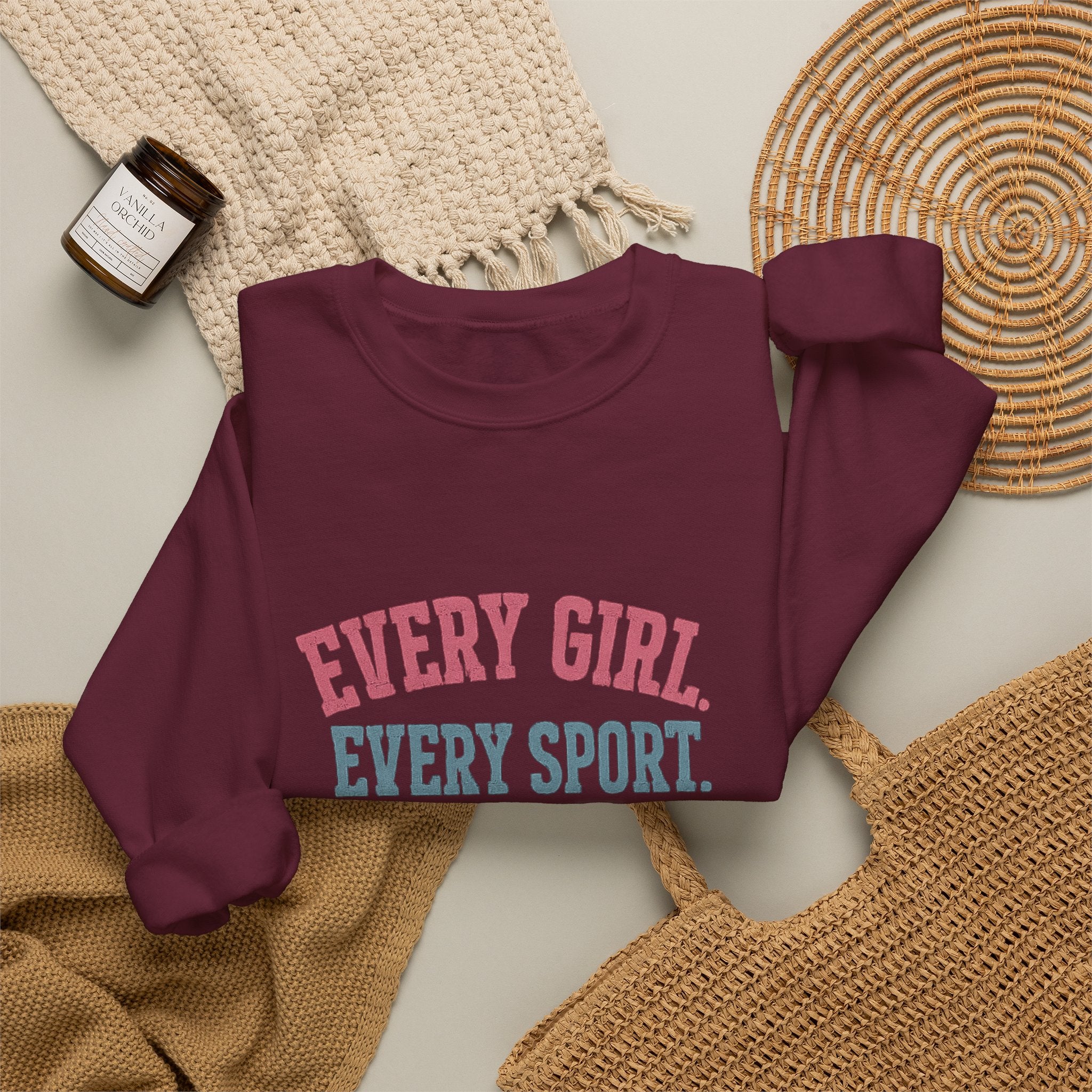 Stand Together™ Unisex Crewneck Sweatshirt | Every Girl. Every Sport. Every Opportunity.