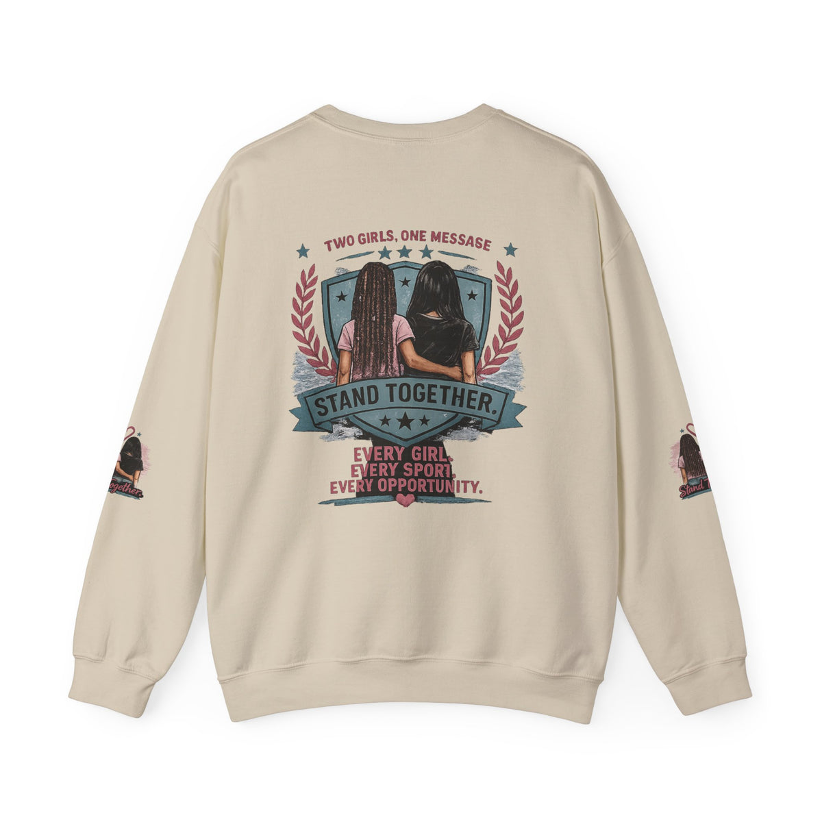 Stand Together™ Unisex Crewneck Sweatshirt | Every Girl. Every Sport. Every Opportunity.