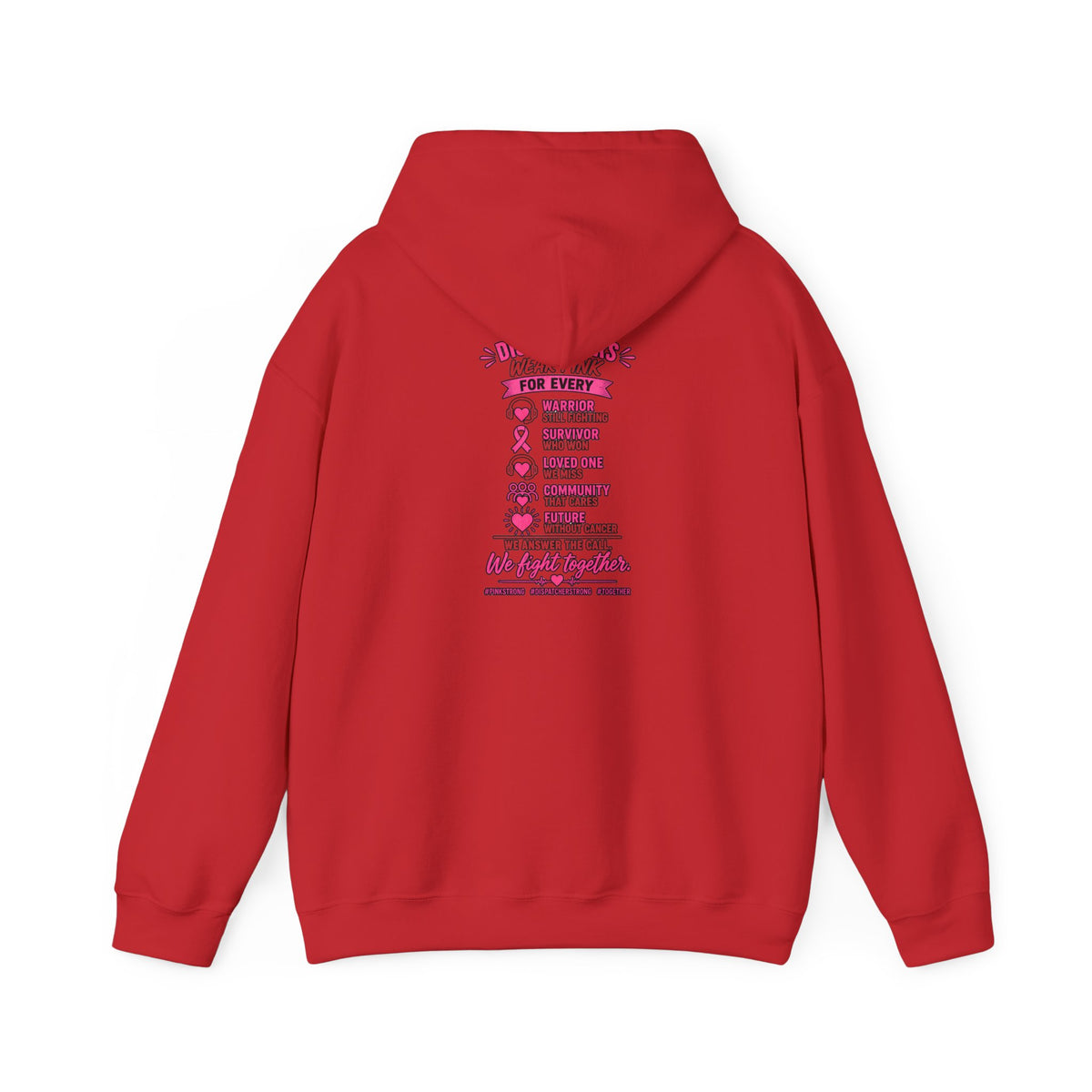 Breast Cancer Support 911 Dispatcher Hoodie