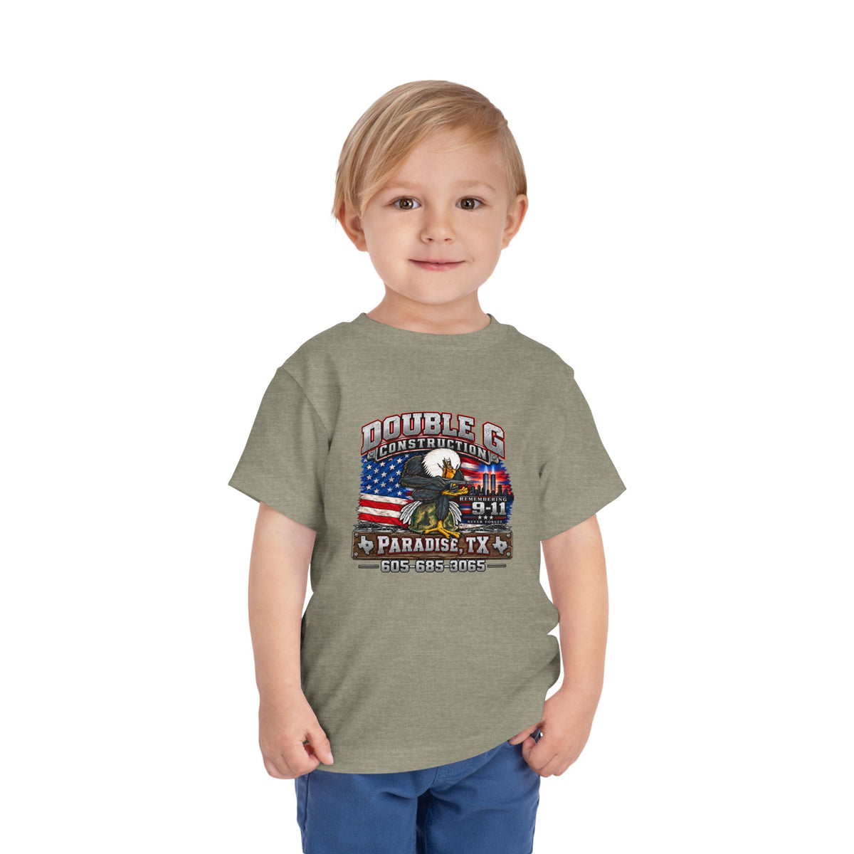 Double G Construction 9 11 Tribute Toddler Tee