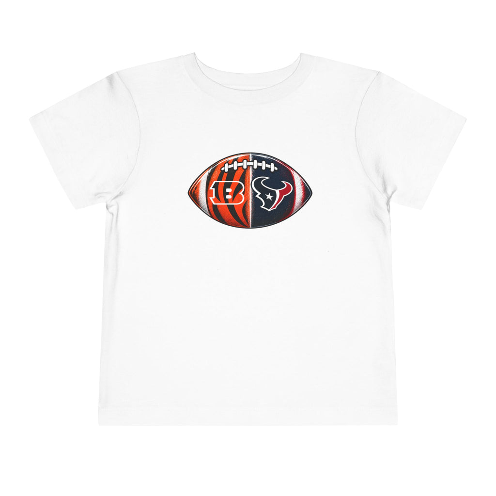 Toddler Split Team Football Tee
