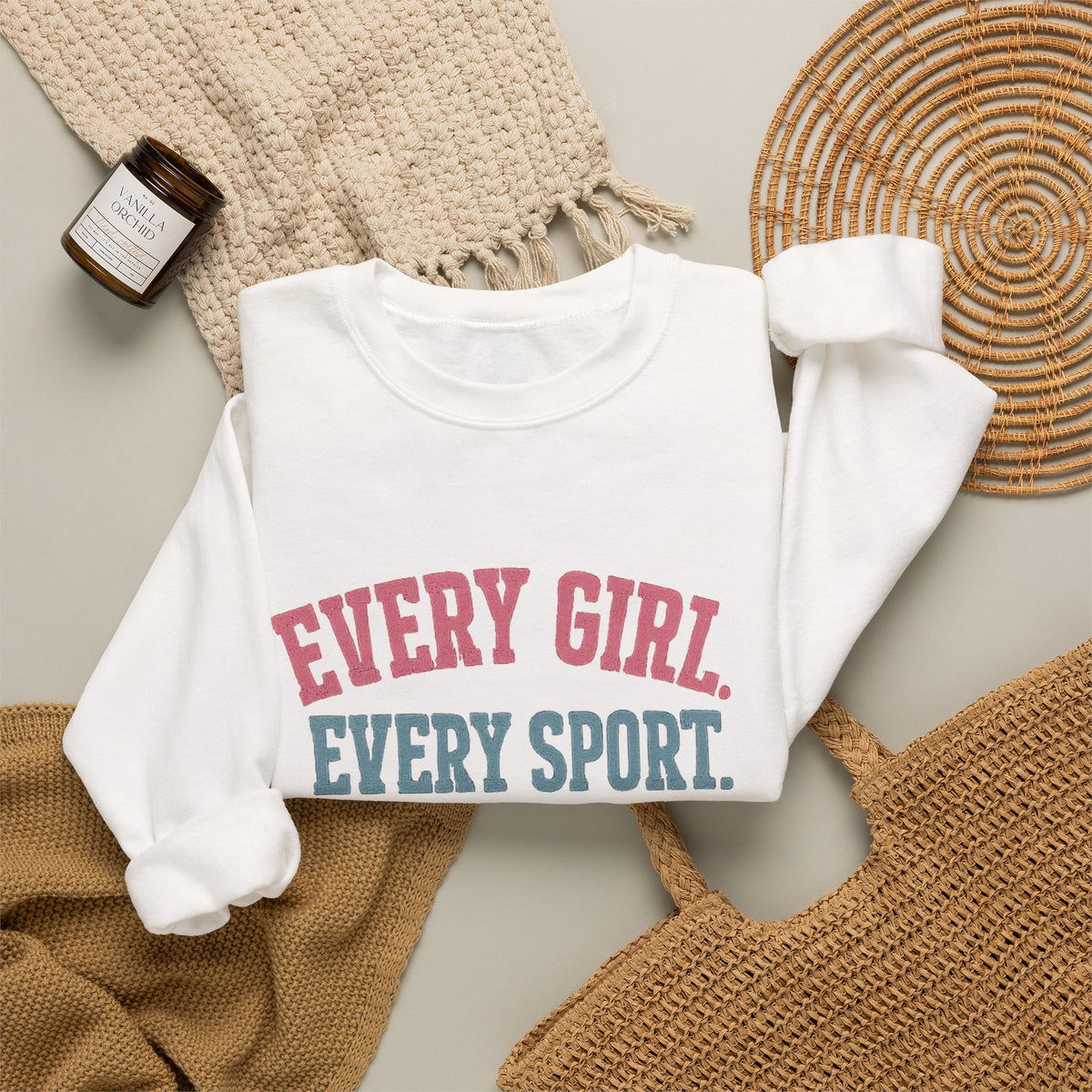 Stand Together™ Unisex Crewneck Sweatshirt | Every Girl. Every Sport. Every Opportunity.