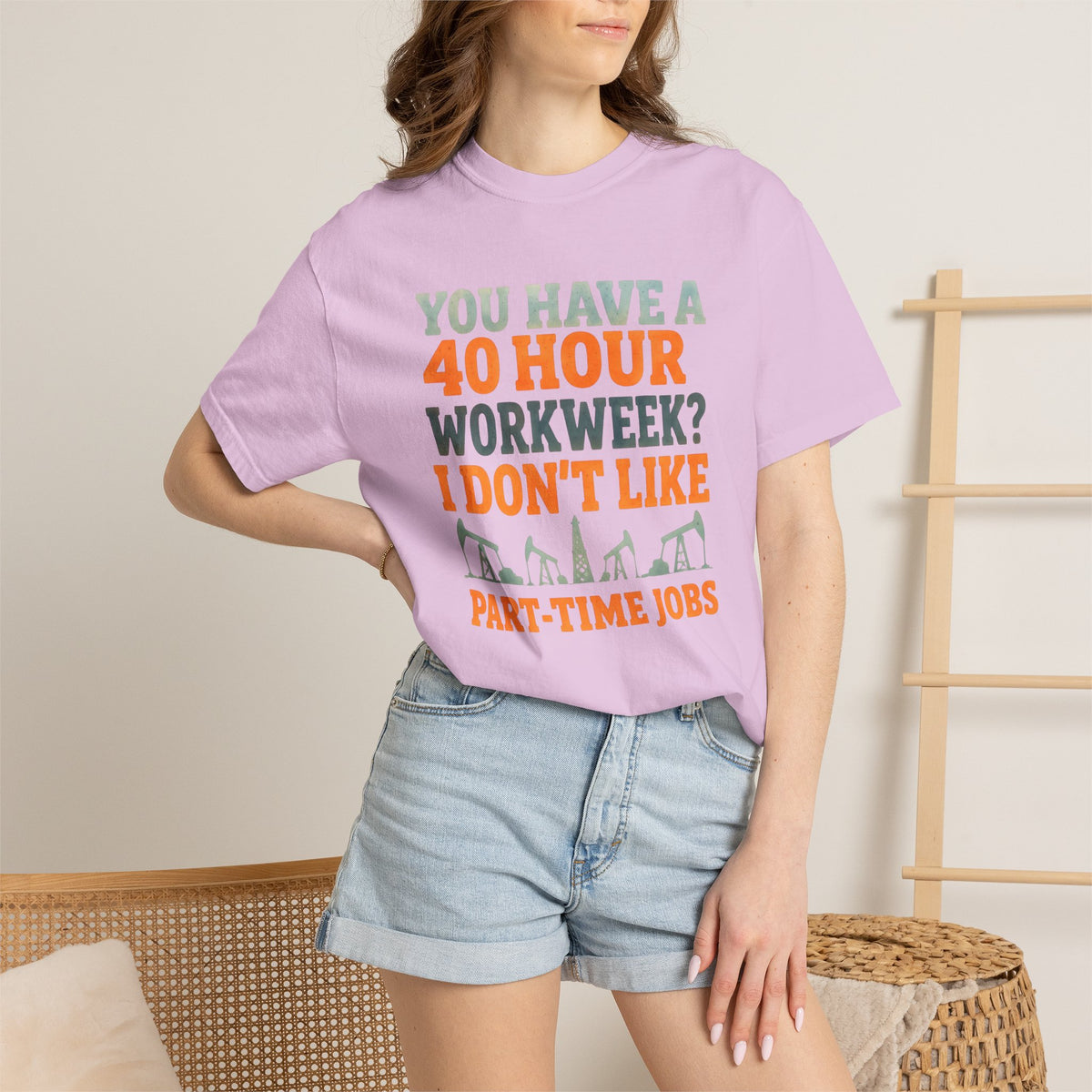 Funny Oilfield TShirt 40 Hour
