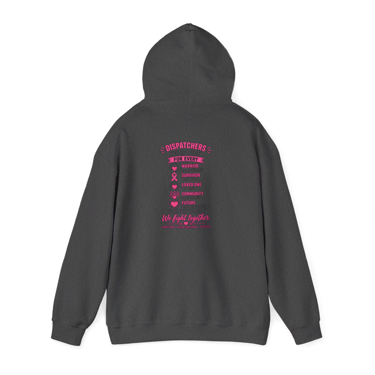 Breast Cancer Support 911 Dispatcher Hoodie