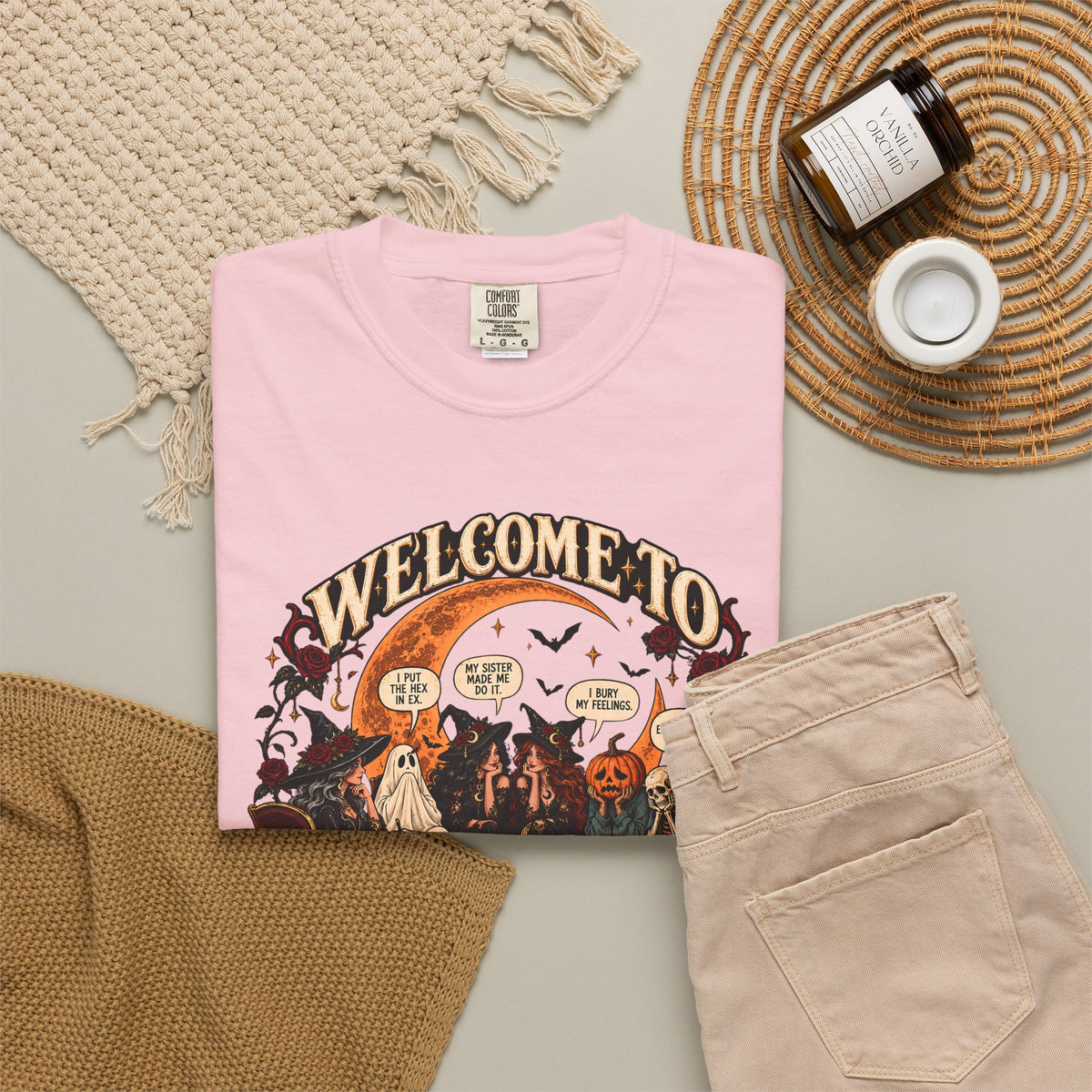 Witchy Group Therapy T-Shirt — "Welcome to Witchy Group Therapy" Retro Halloween Tee