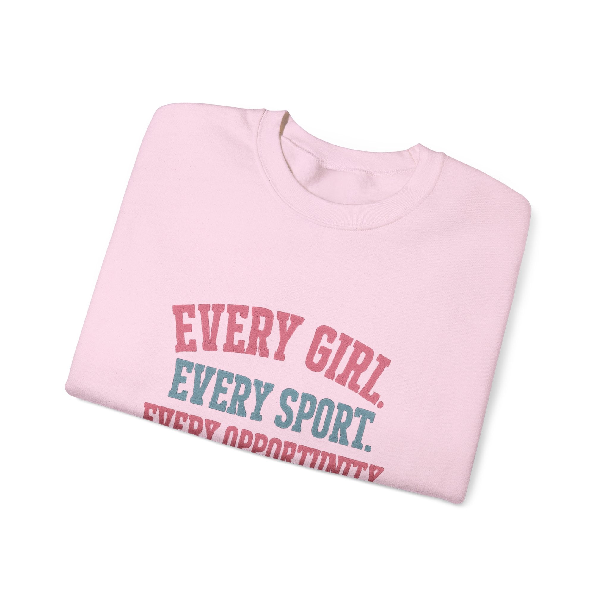 Stand Together™ Unisex Crewneck Sweatshirt | Every Girl. Every Sport. Every Opportunity.