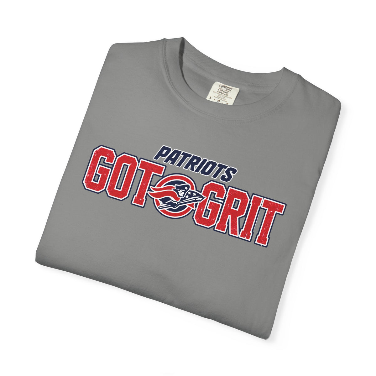 Patriots Got Grit TShirt Grit Acronym Back Graphic
