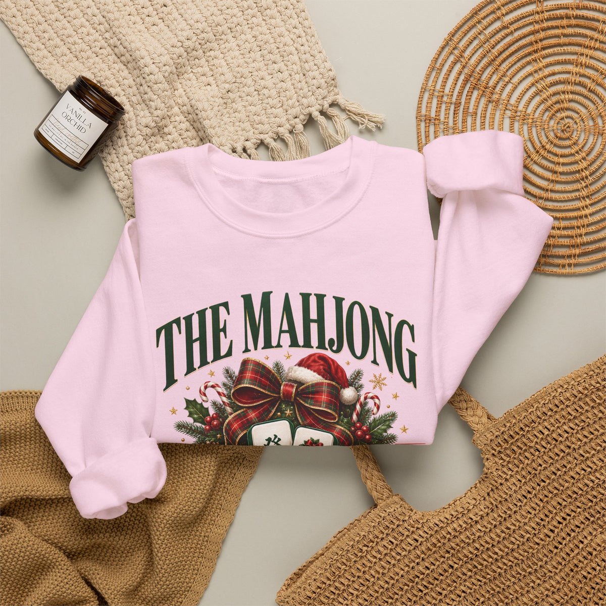 Mahjong Social Club Crewneck - CHRISTMAS