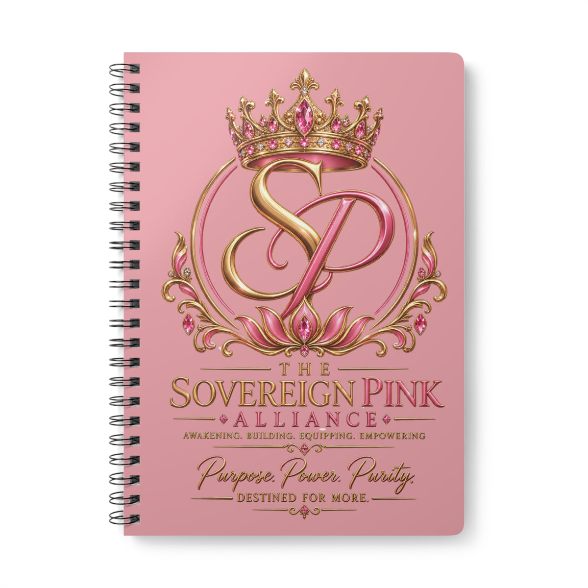 Sovereign Pink Spiral Notebook