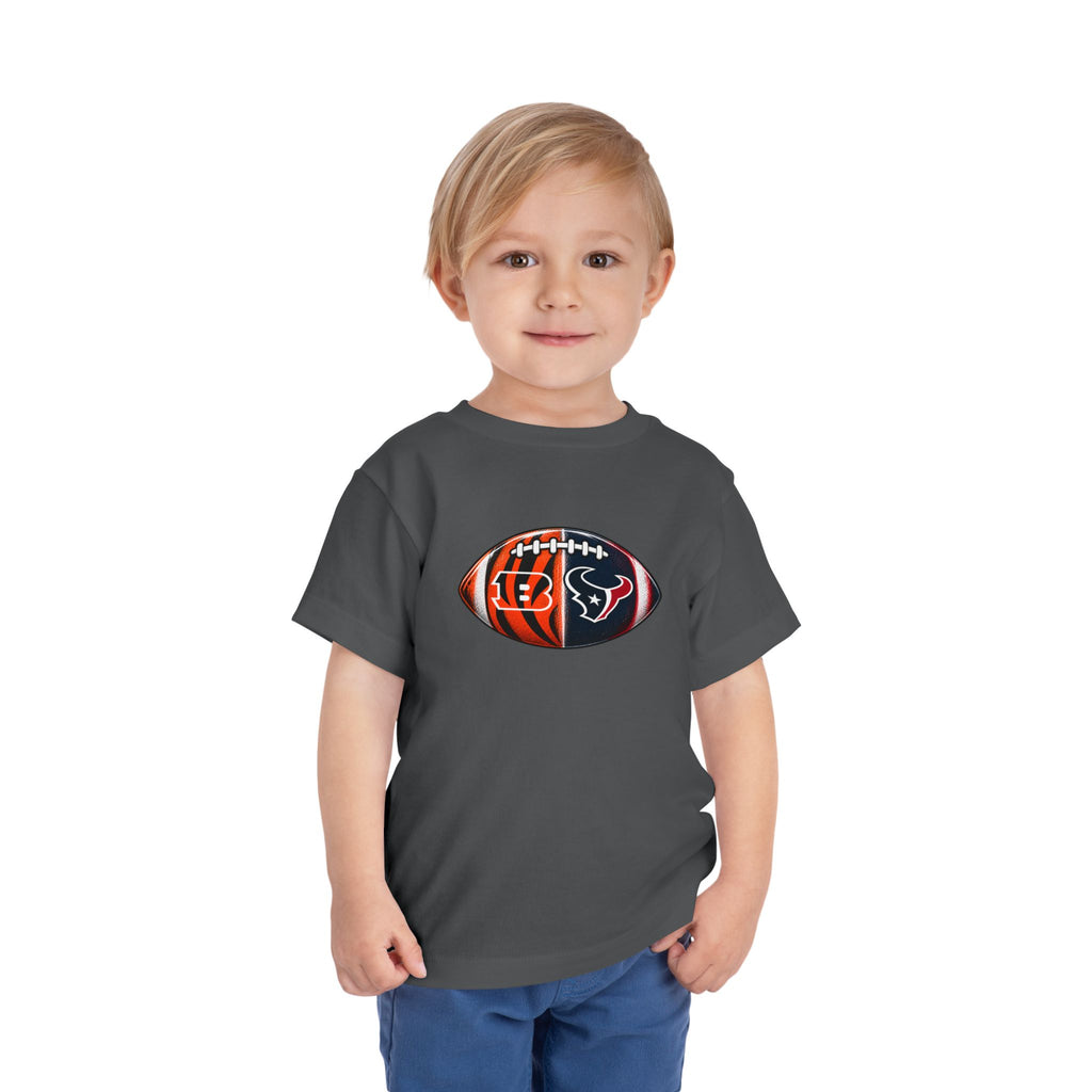 Toddler Split Team Football Tee