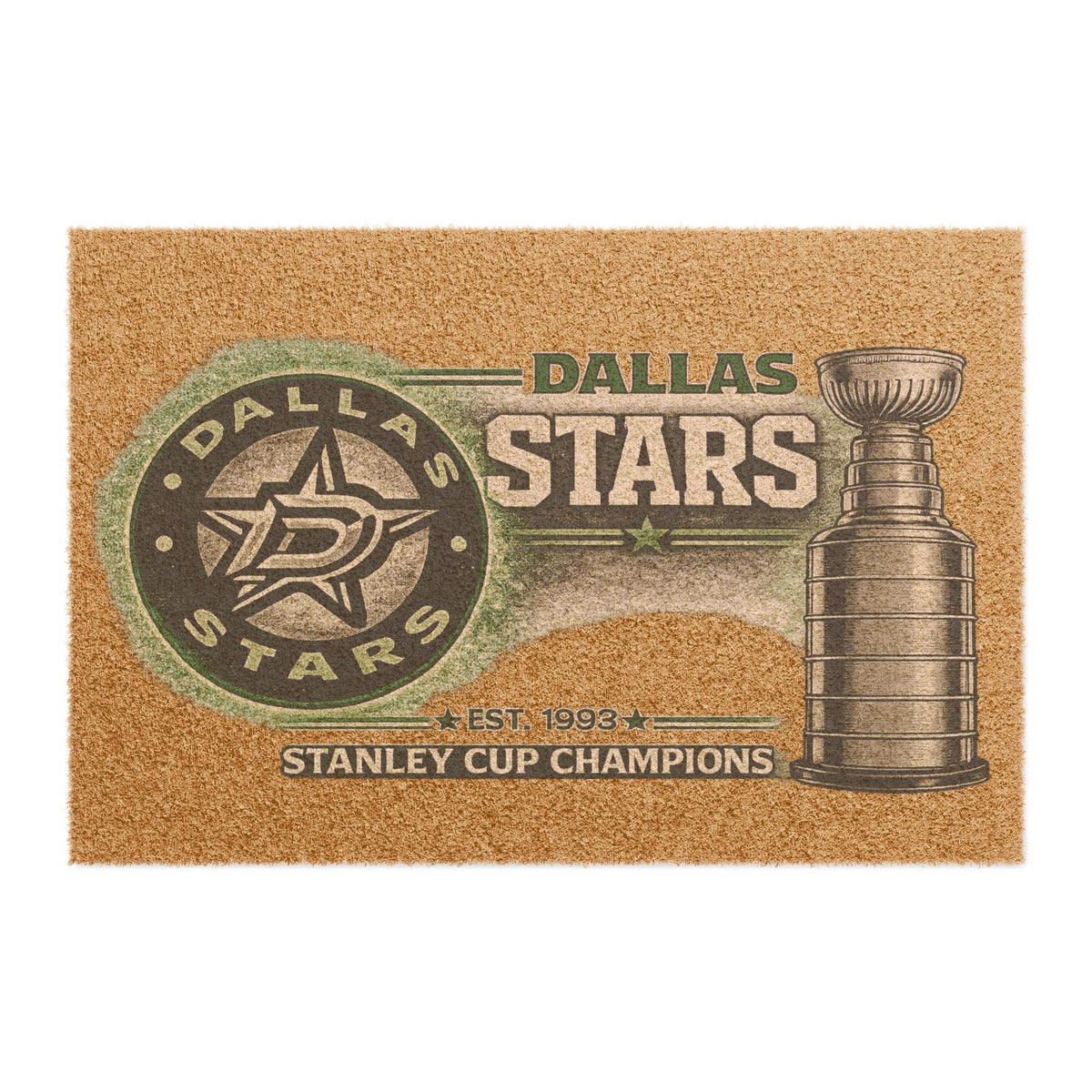 Dallas Star Doormat — NHL Team Welcome Mat