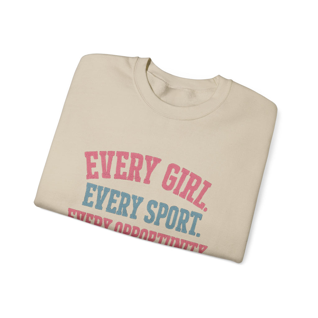 Stand Together™ Unisex Crewneck Sweatshirt | Every Girl. Every Sport. Every Opportunity.