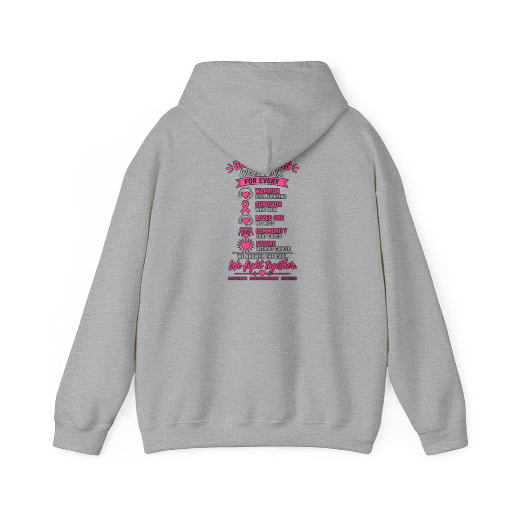 Breast Cancer Support 911 Dispatcher Hoodie