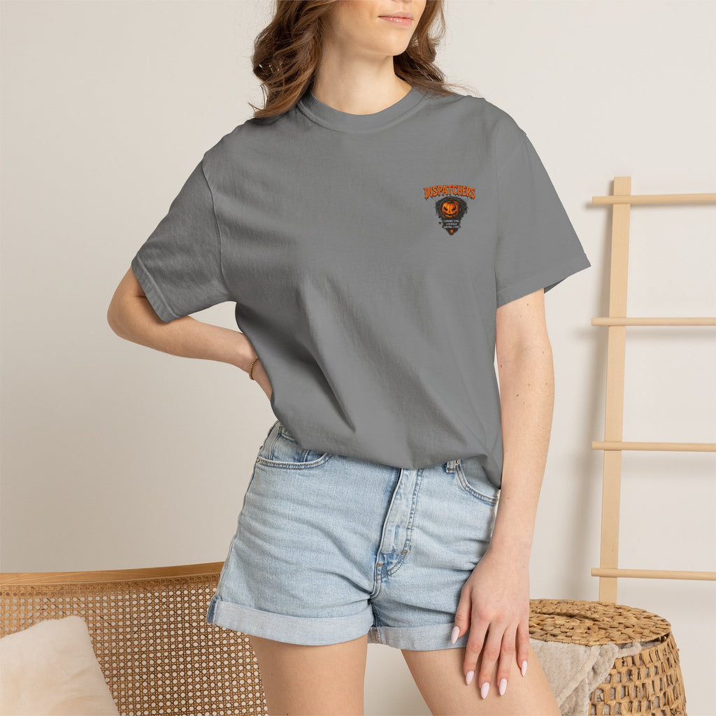 Dispatchers Halloween T-Shirt — "Answering the Call" Emergency Dispatcher Tee