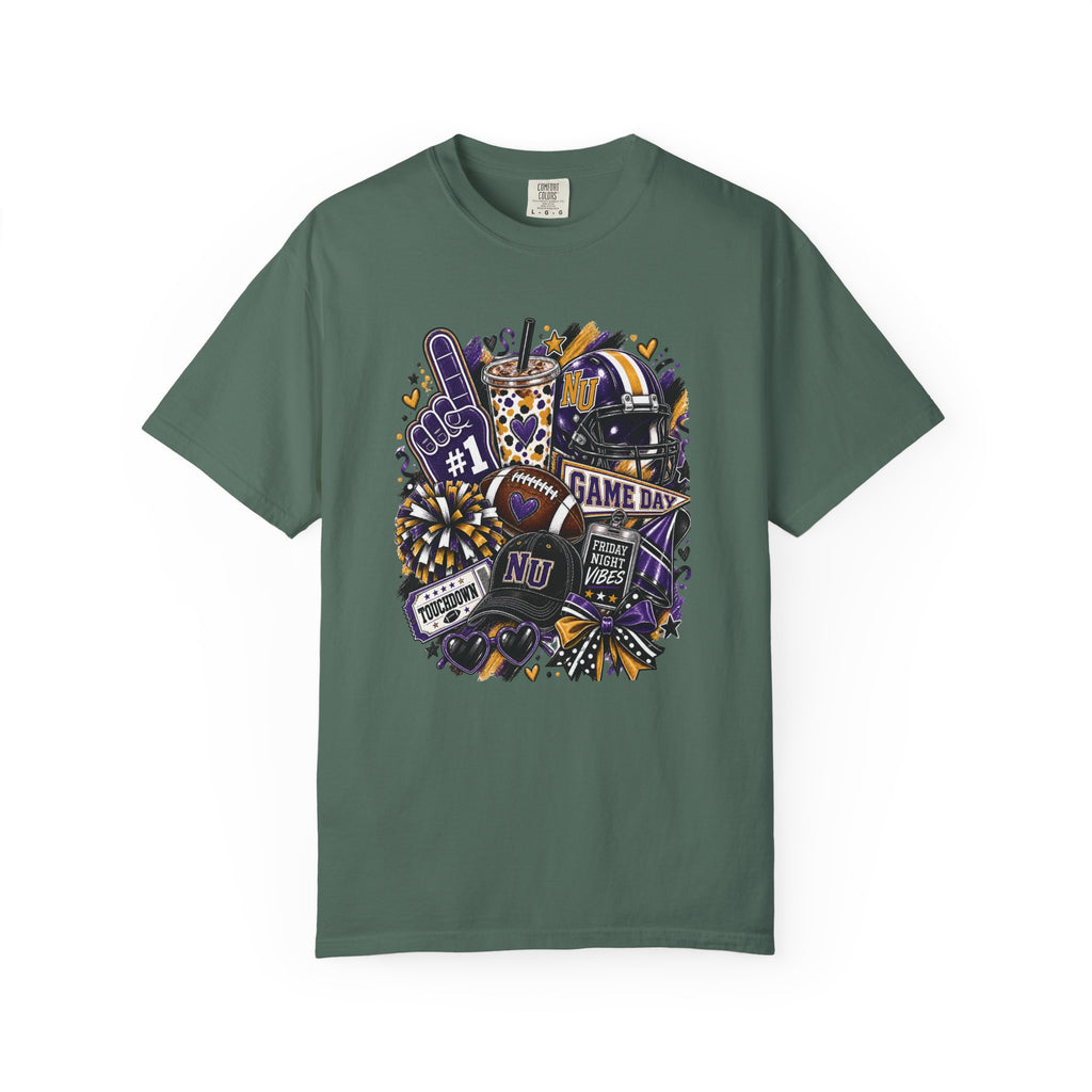Game Day Football NU Tiger Fan Tee