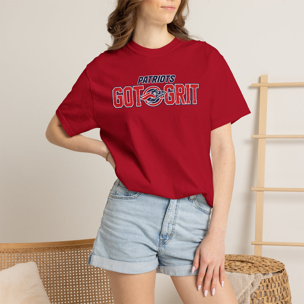 Patriots Got Grit TShirt Grit Acronym Back Graphic