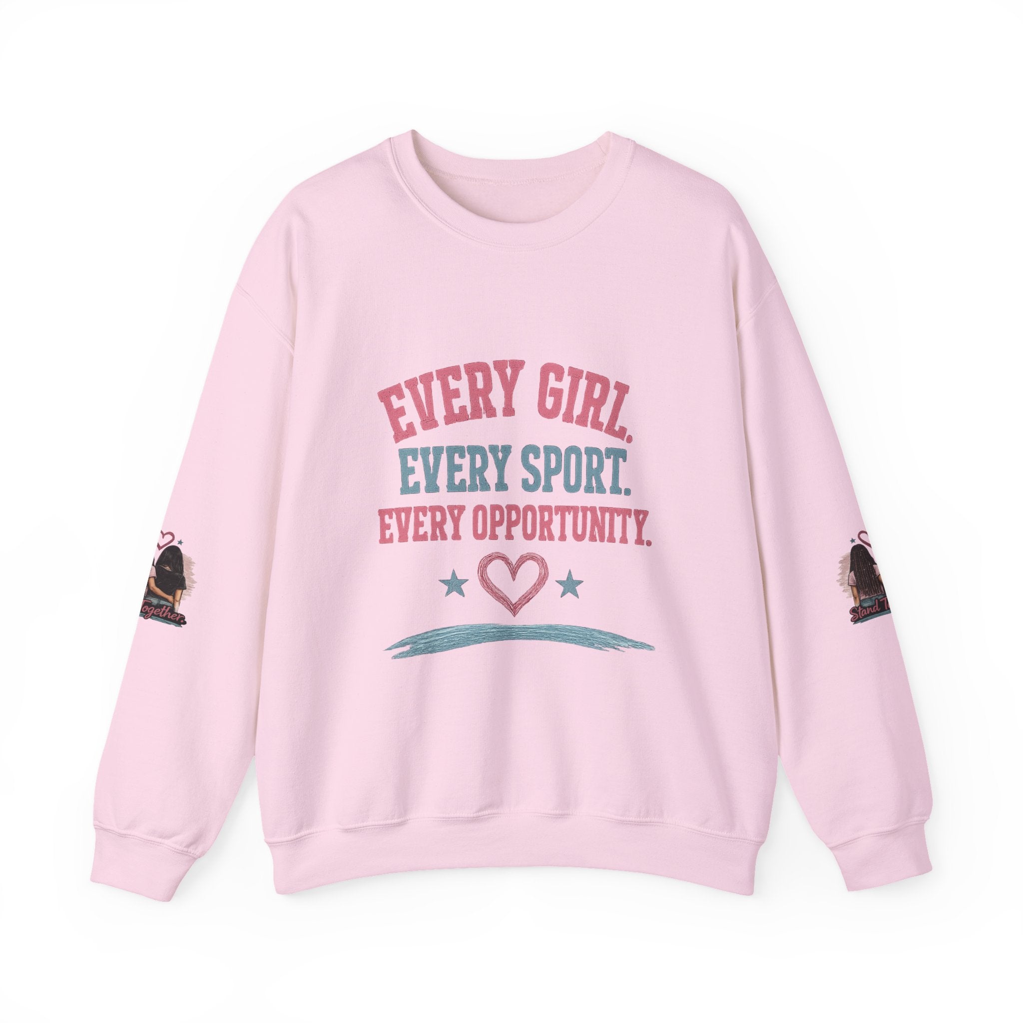 Stand Together™ Unisex Crewneck Sweatshirt | Every Girl. Every Sport. Every Opportunity.