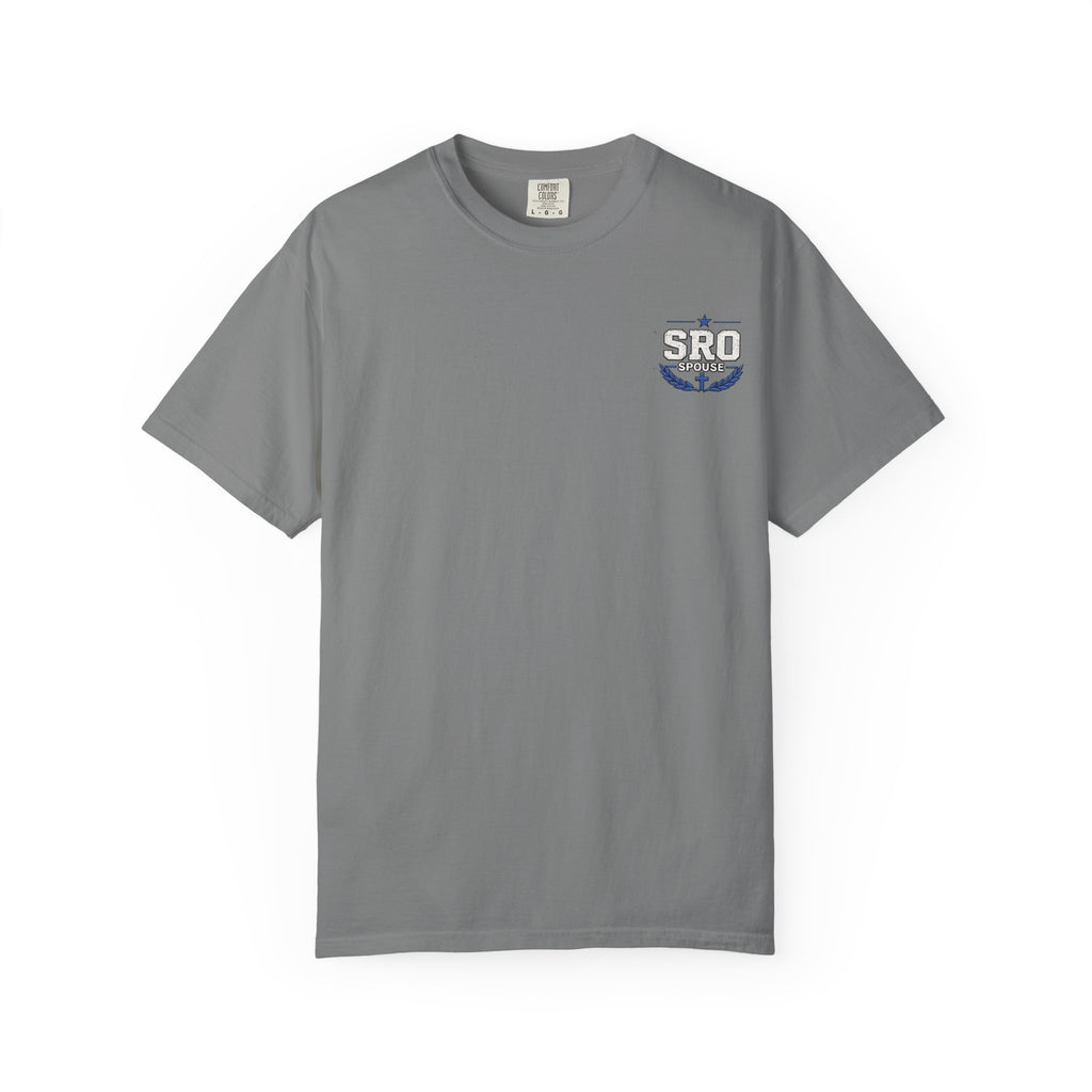 SPOUSE School Resource Officer Tribute T-Shirt — "Then I Heard His Voice Saying: Whom Shall I Send?"