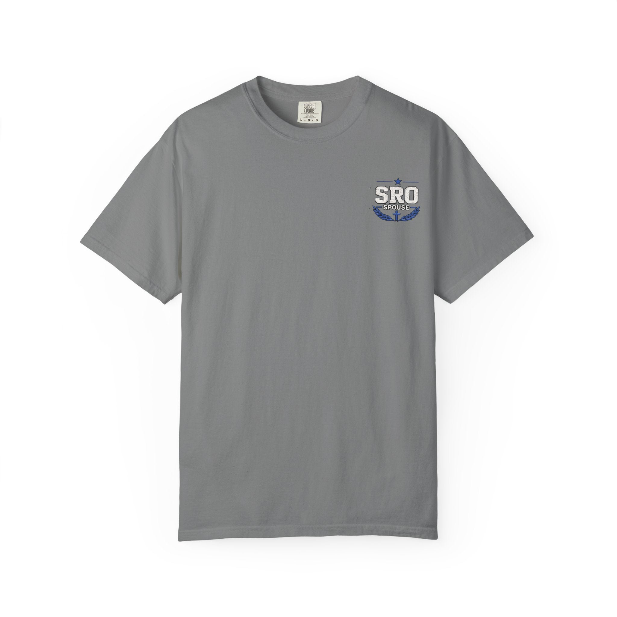 SPOUSE School Resource Officer Tribute T-Shirt — "Then I Heard His Voice Saying: Whom Shall I Send?"