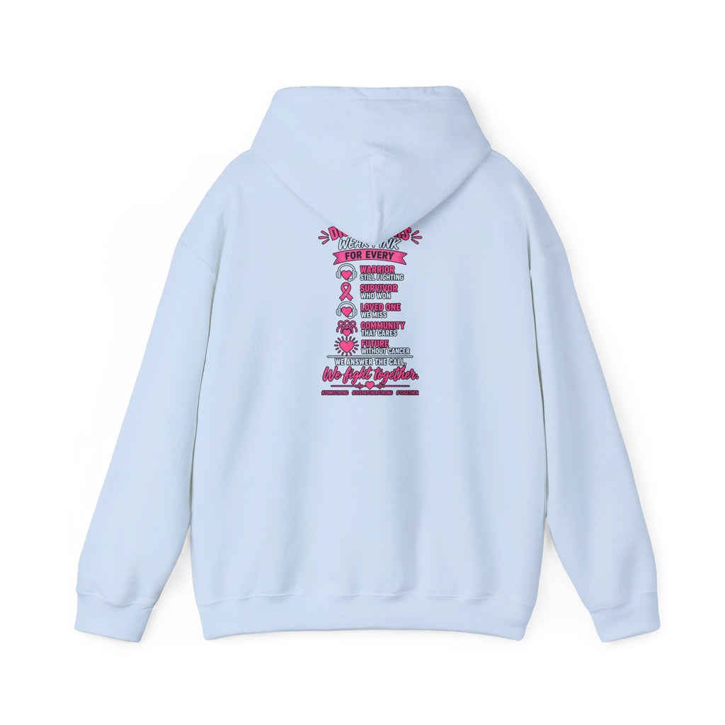 Breast Cancer Support 911 Dispatcher Hoodie