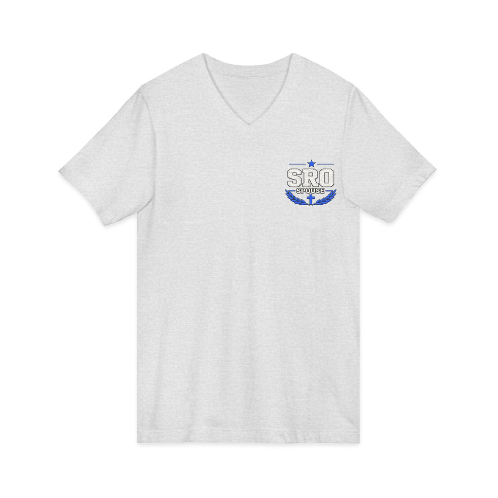 SPOUSE SRO V-Neck Tee — "Called to Protect"