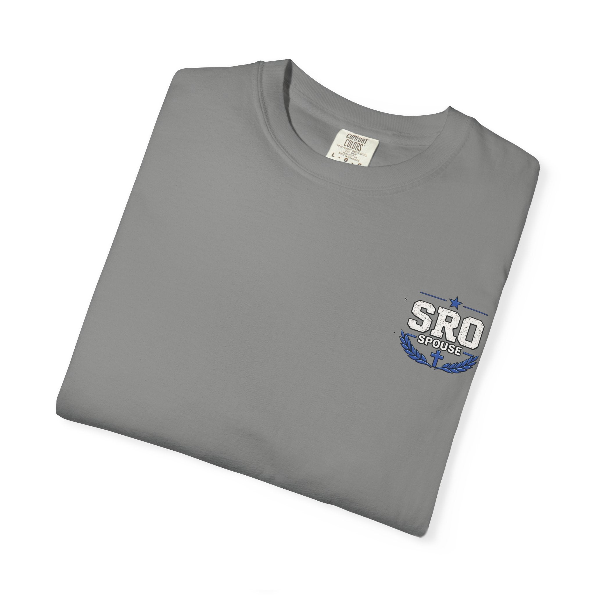 SPOUSE School Resource Officer Tribute T-Shirt — "Then I Heard His Voice Saying: Whom Shall I Send?"