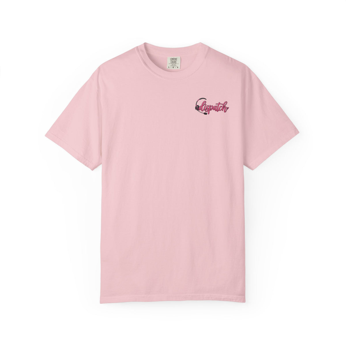 911 Dispatch Pink Ribbon T‑Shirt — Breast Cancer Awareness Dispatcher Tee