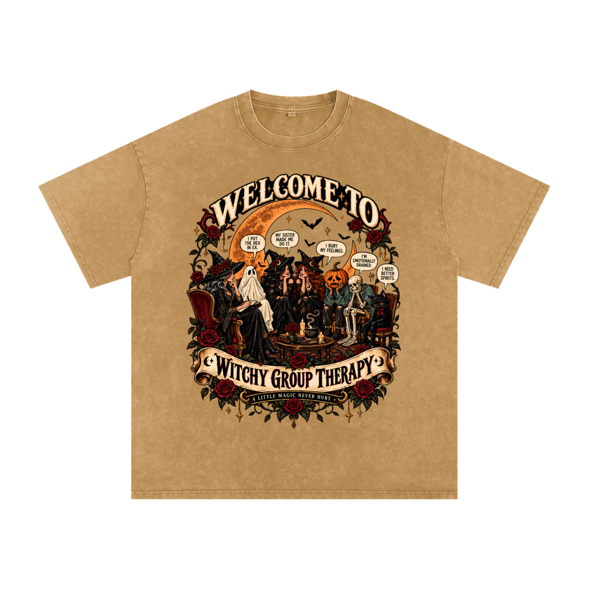 Witchy Therapy Oversized Cotton Tee