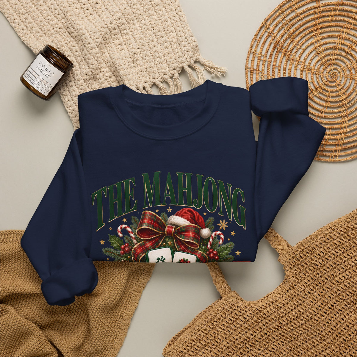 Mahjong Social Club Crewneck - CHRISTMAS