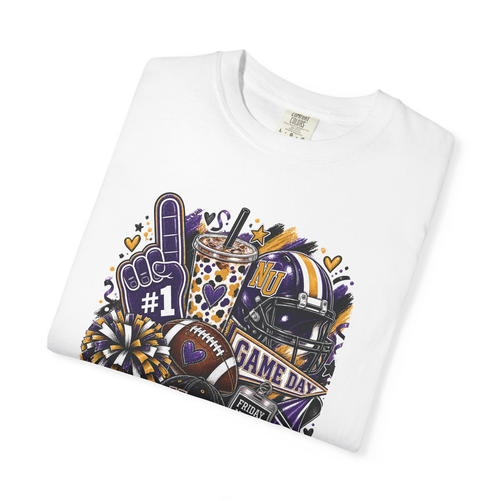 Game Day Football NU Tiger Fan Tee