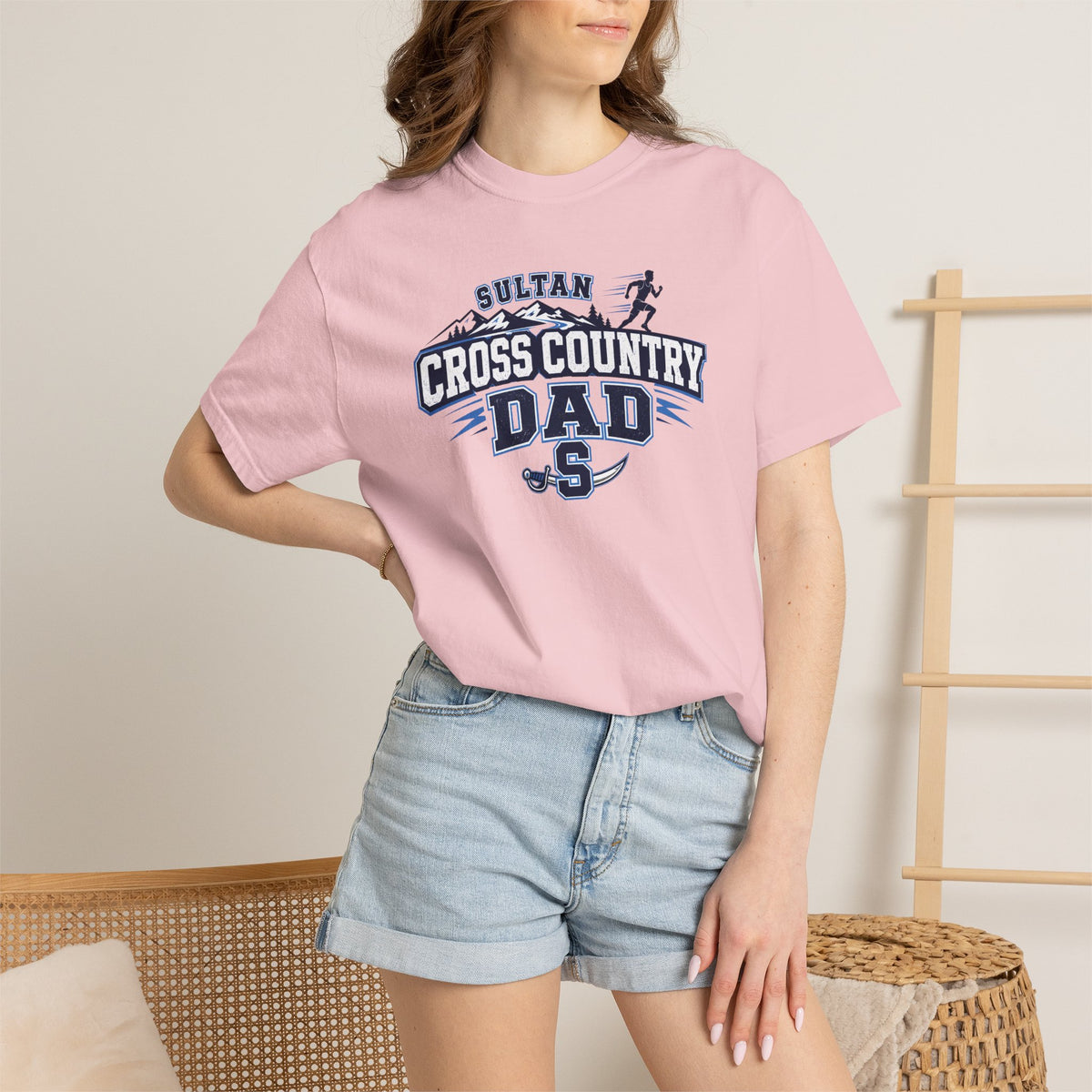 Cross Country Dad TShirt Sultan High School Running Team Tee