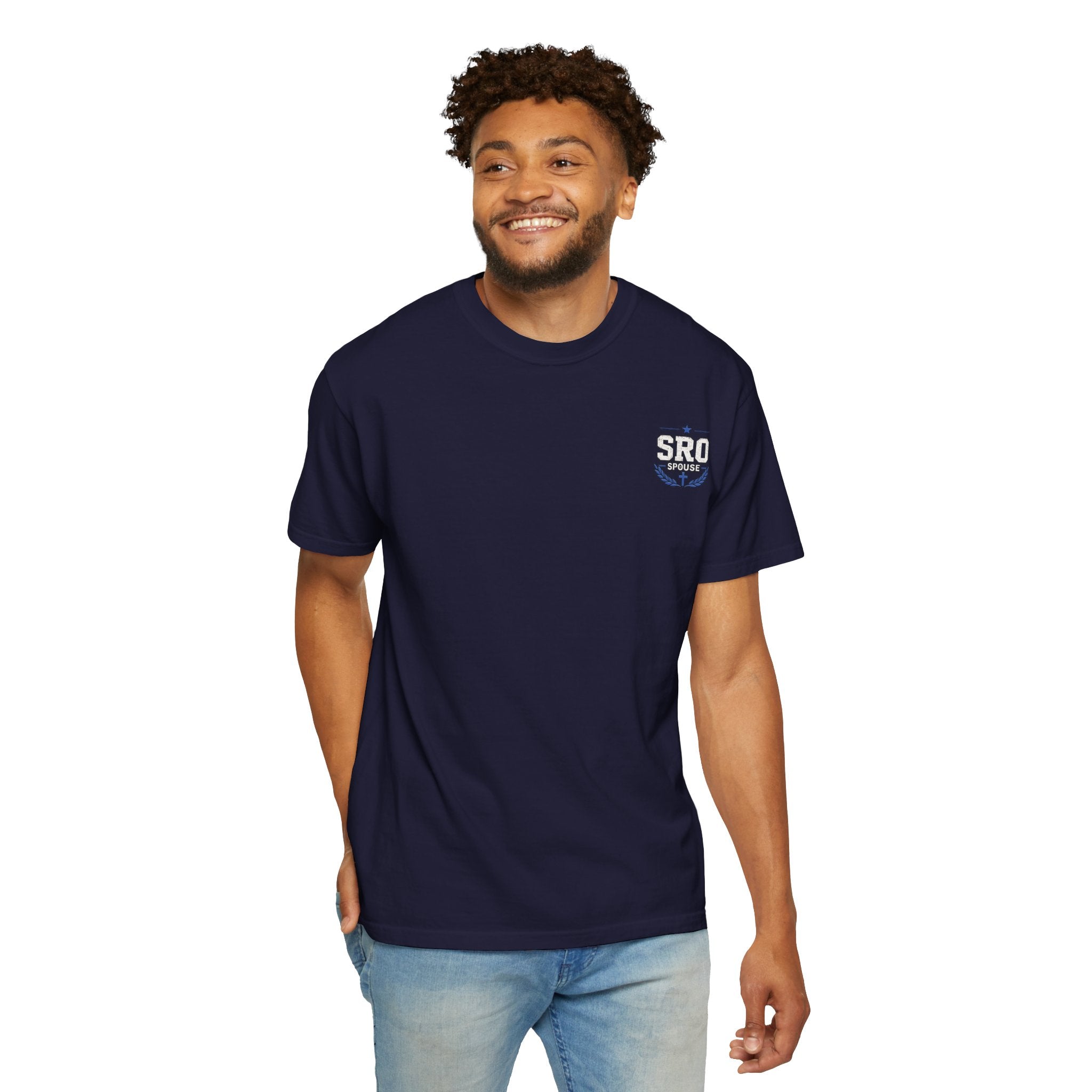 SPOUSE School Resource Officer Tribute T-Shirt — "Mentor etc"