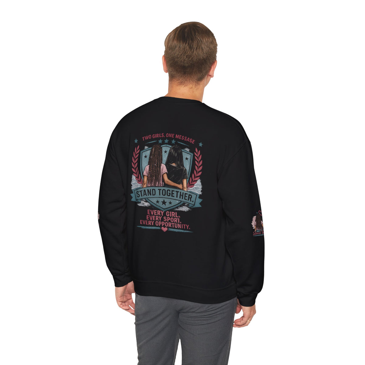 Stand Together™ Unisex Crewneck Sweatshirt | Every Girl. Every Sport. Every Opportunity.