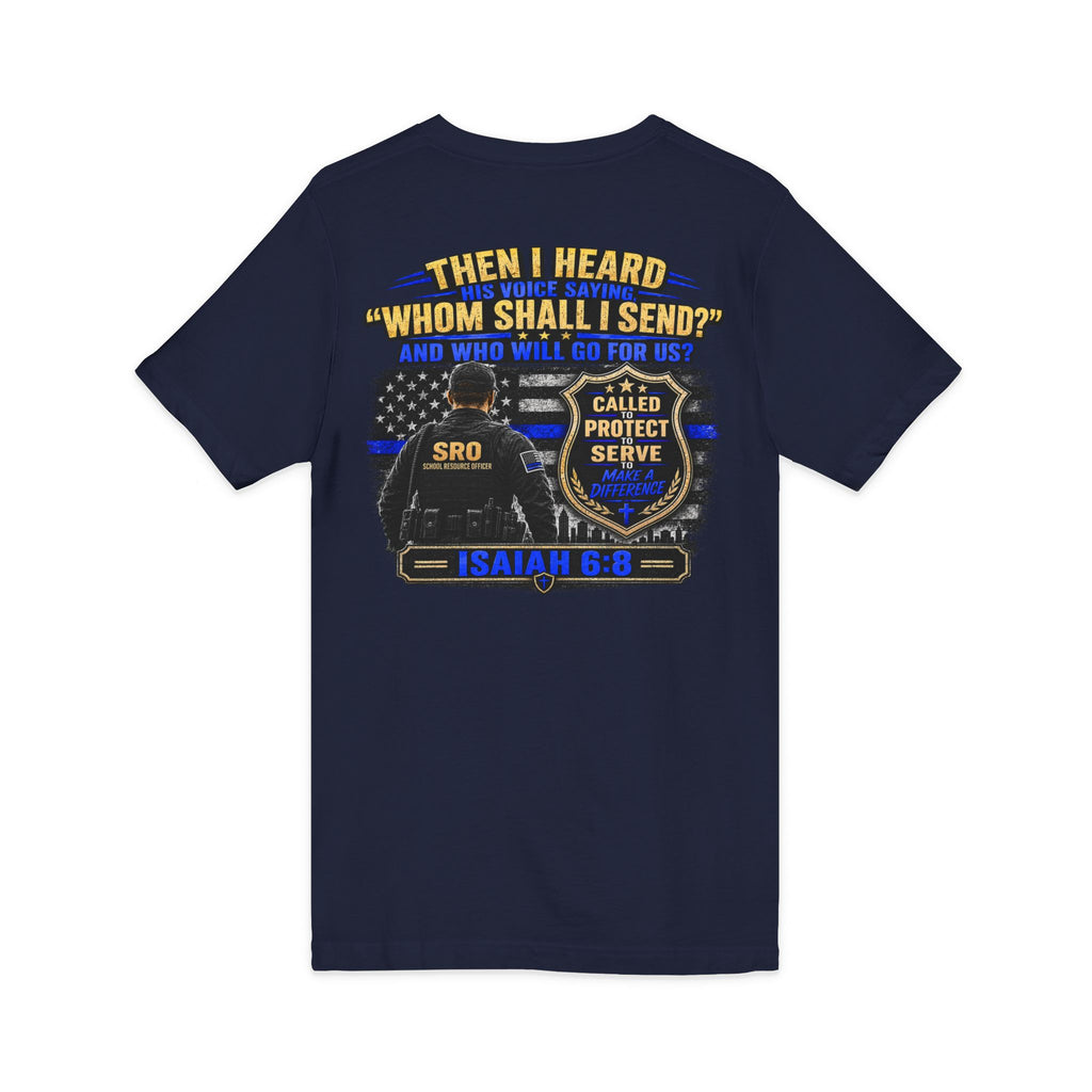 SPOUSE SRO V-Neck Tee — "Called to Protect"